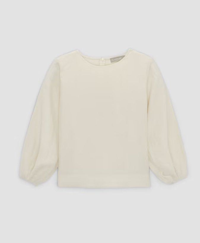 Everlane The Linen Long-Sleeve Top