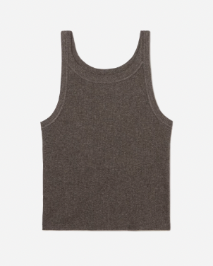  Everlane The Pima Micro-Rib Short Tank