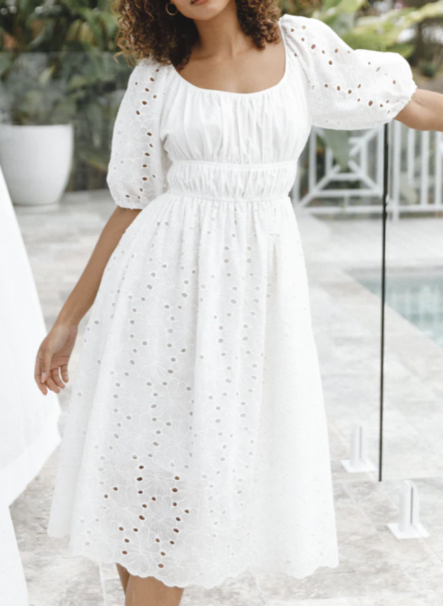 Petal &amp; Pup Lana Midi Dress (size XS)