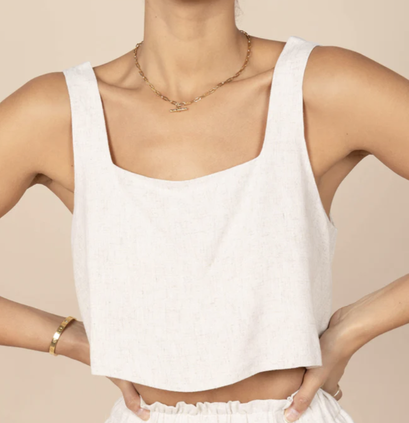 Petal &amp; Pup Eleanor Cropped Top (Size XS)