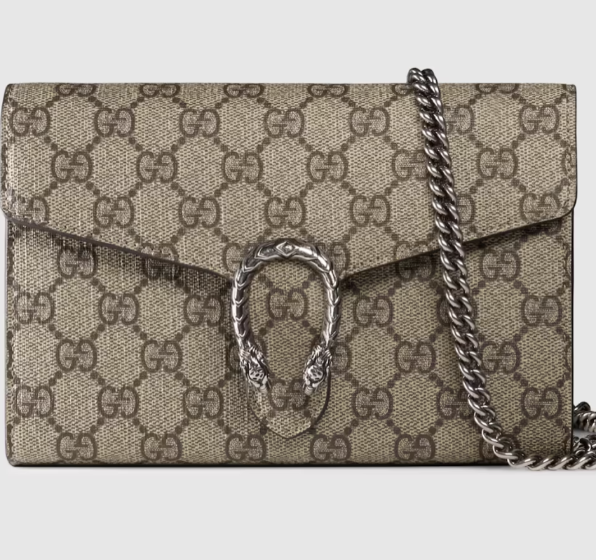 Gucci Dionysus GG Supreme Chain Wallet