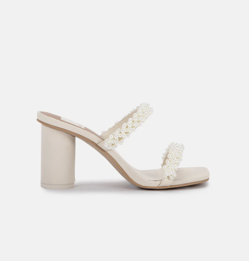 Dolce Vita Noel Heels Vanilla Pearls
