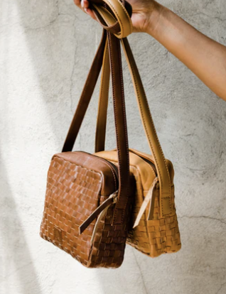  ABLE Valerie Woven Crossbody