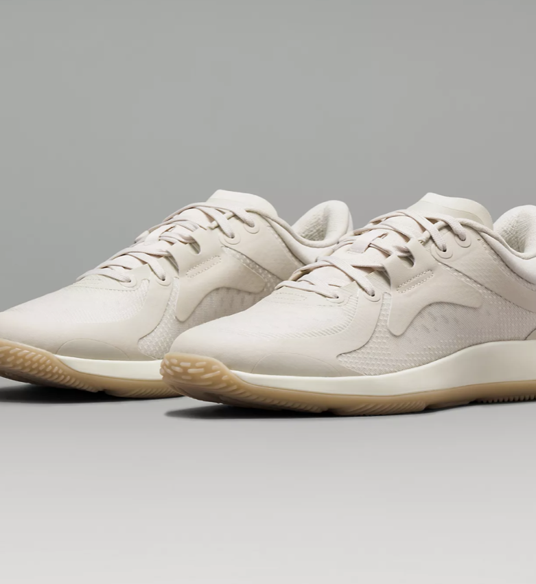 Lululemon Strongfeel Women's Training Shoe (in Natural Ivory/LemonSorbet/Trench)