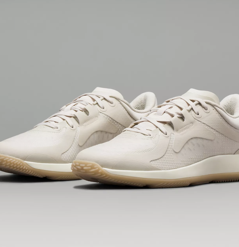 Lululemon Strongfeel Women's Training Shoe (in Natural Ivory/LemonSorbet/Trench)
