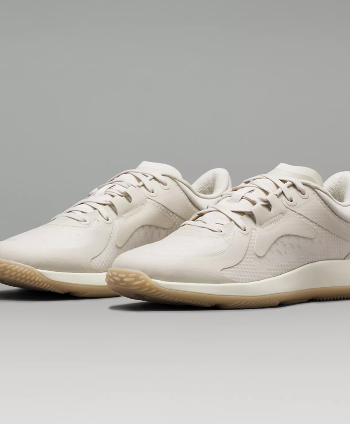 Lululemon Strongfeel Women's Training Shoe (in Natural Ivory/LemonSorbet/Trench)