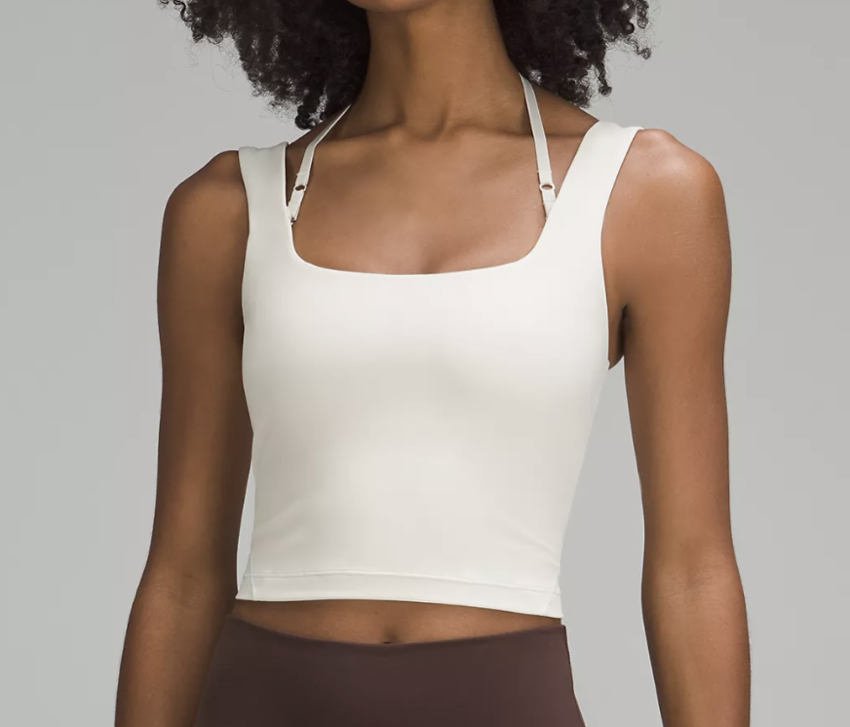Lululemon Align Removable Strap Tank Top (size 4 in bone)