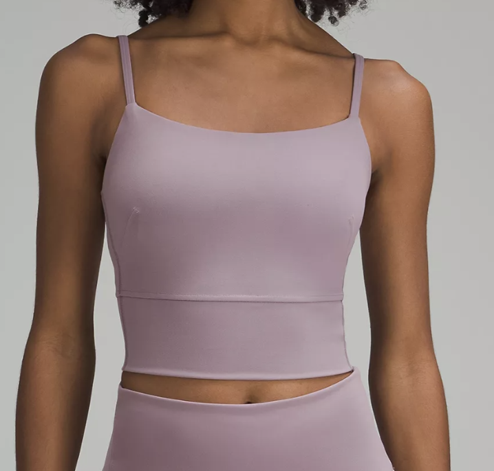 Lululemon Wunder Train Strappy Tank Top (size 4 in Violet)