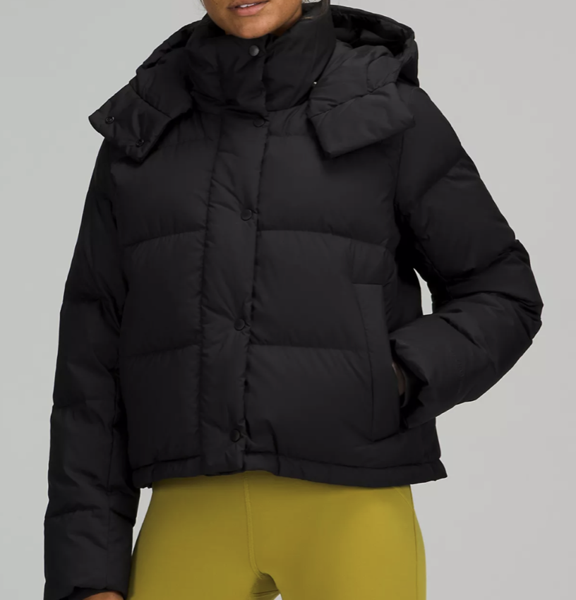 Lululemon Wunder Puff Cropped Jacket (size 4)