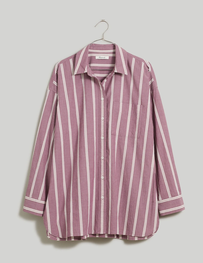 Madewell The Signature Poplin Oversized Shirt