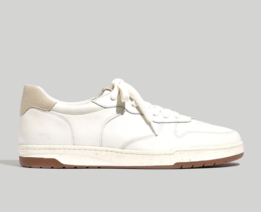 Madewell Court Sneaker in Colorblock Leather and Suede