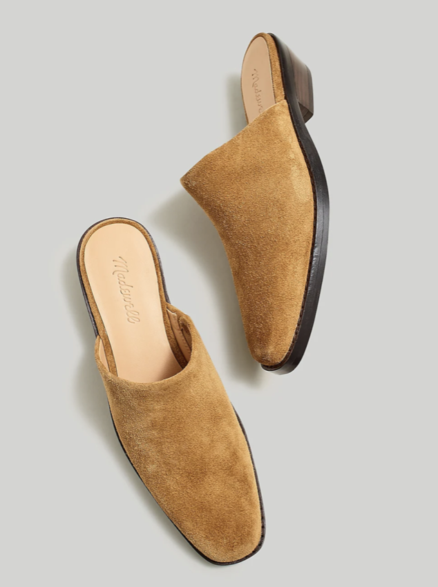 Madewell The Jesse Western Mule in Suede