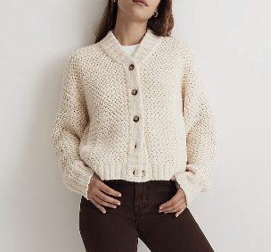 Bomber Cardigan Sweater