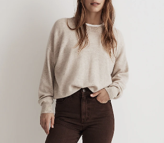 Cashmere Oversized Crewneck Sweater