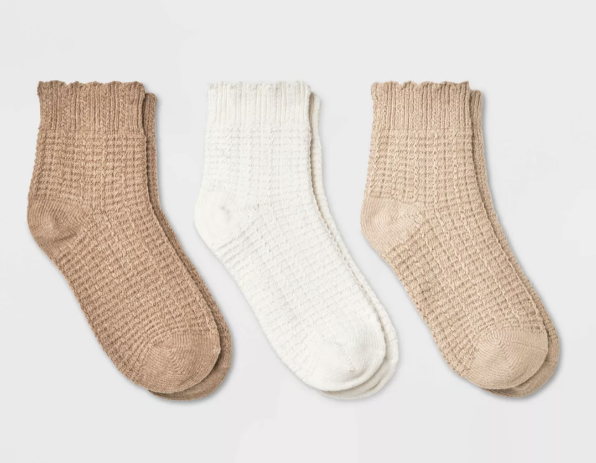 Target Scalloped Edge Sock