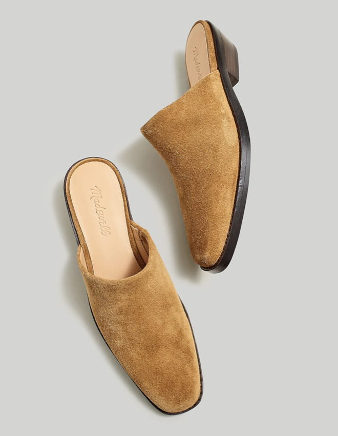 Madewell The Jesse Western Mule in Suede