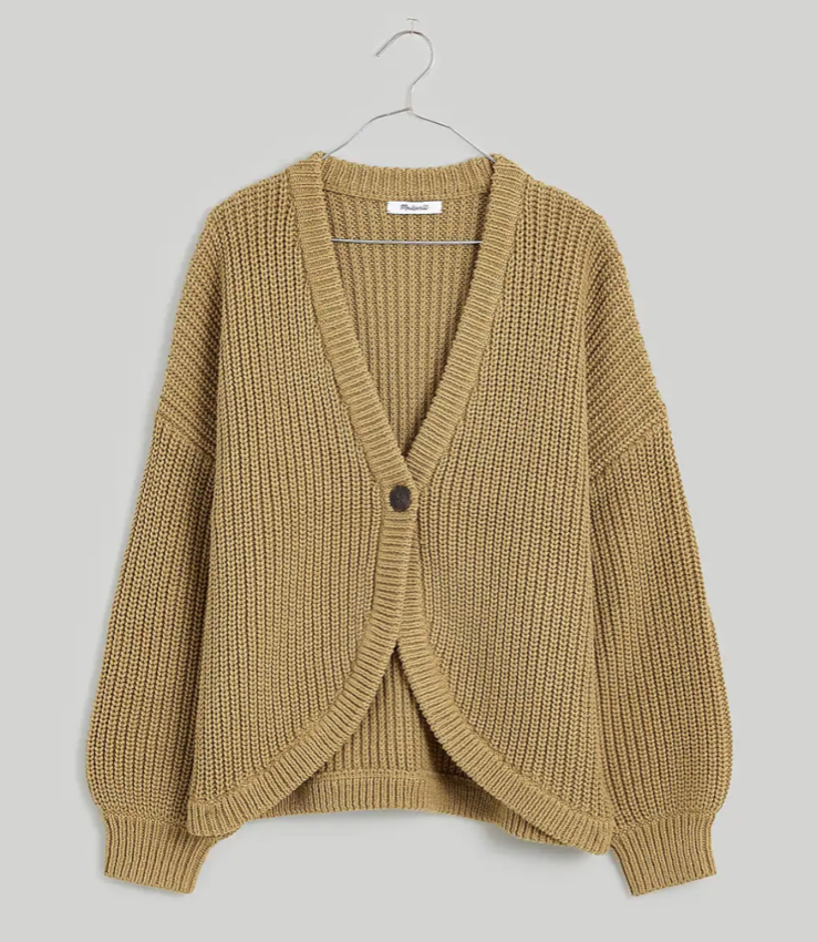 Madewell Shirttail Cardigan Sweater (XS)