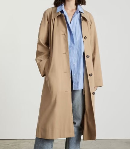 Everlane The Gathered Drape Trench