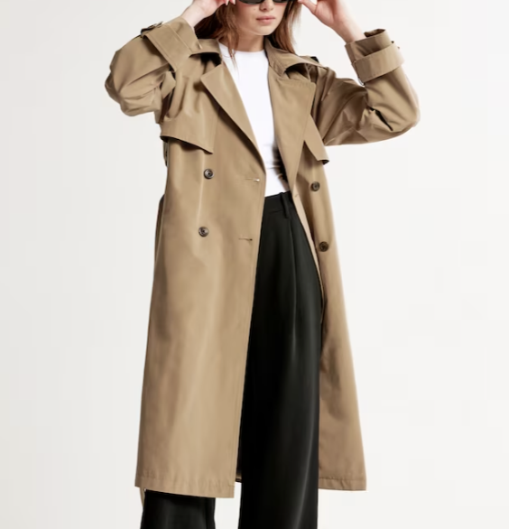 Abercrombie Oversized Trench Coat