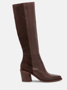 Dolce Vita KRISTY BOOTS CHOCOLATE LEATHER