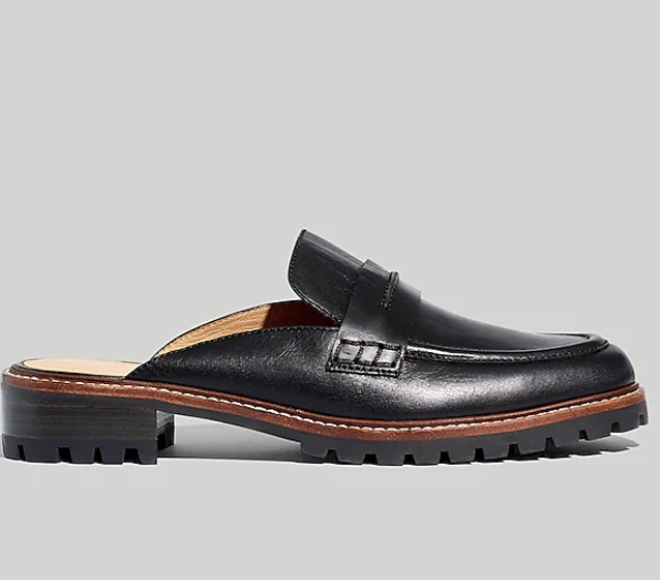 Madewell The Corinne Lugsole Loafer Mule