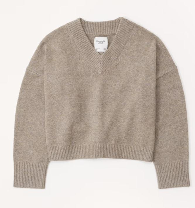 Abercrombie Wedge V-Neck Sweater