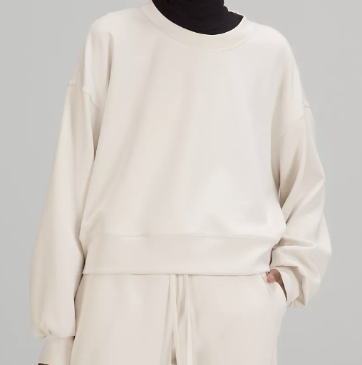 Lululemon Softstreme Perfectly Oversized Cropped Crew