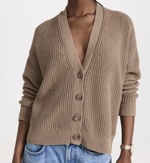 Jenni Kayne Cropped Cotton Cocoon Cardigan