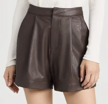 Splendid Faux Leather Shorts | Shopbop