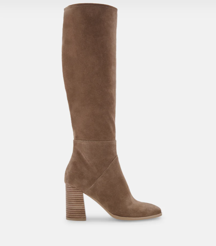 Dolce Vita Fynn Boots in Truffle Suede