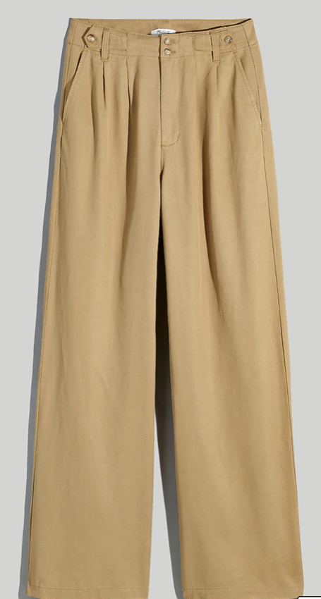 Madewell The Harlow Wide-Leg Pant (00 Petite)