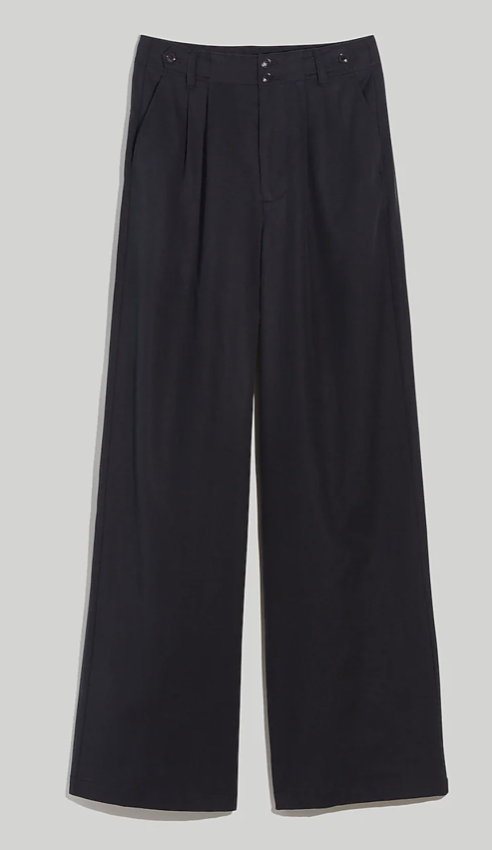 Madewell The Petite Harlow Wide-Leg Pant (size 0 petite)