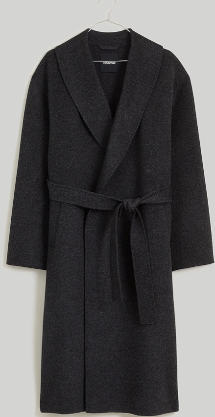 Madewell Double-Faced Robe Coat 