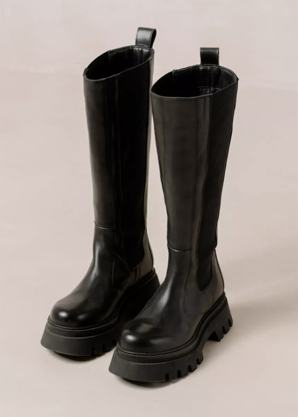 Alohas Go Getter Leather Tall Platform Boot 