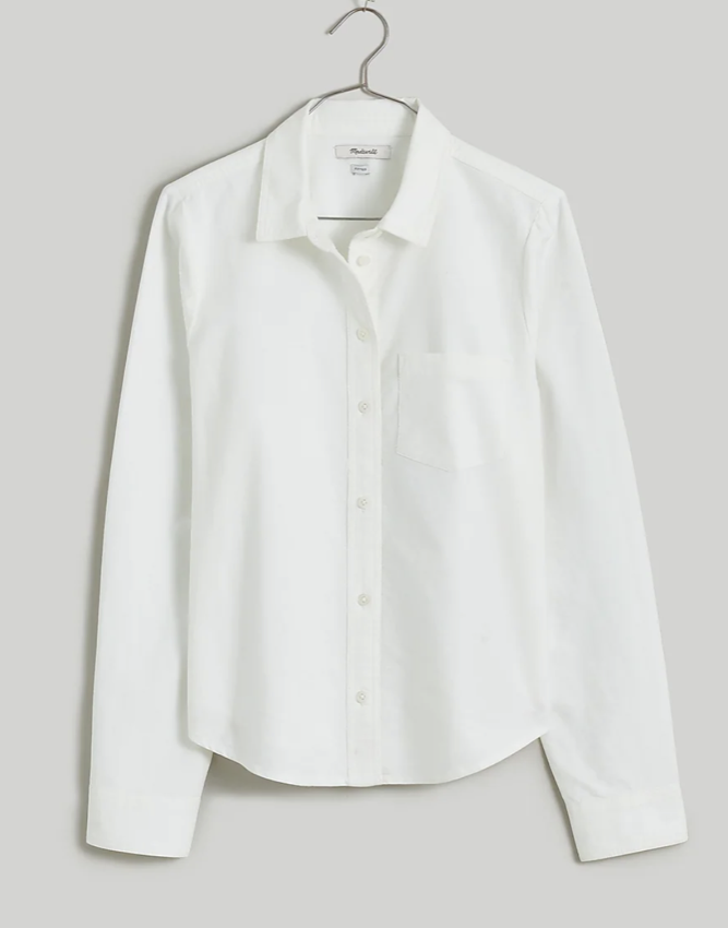 Madewell Oxford Shrunken Button Up Shirt