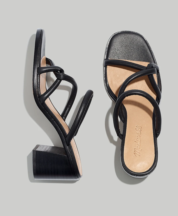 Madewell The Tayla Sandal in Leather