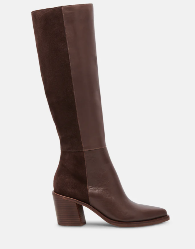 Brown Tall Leather boots