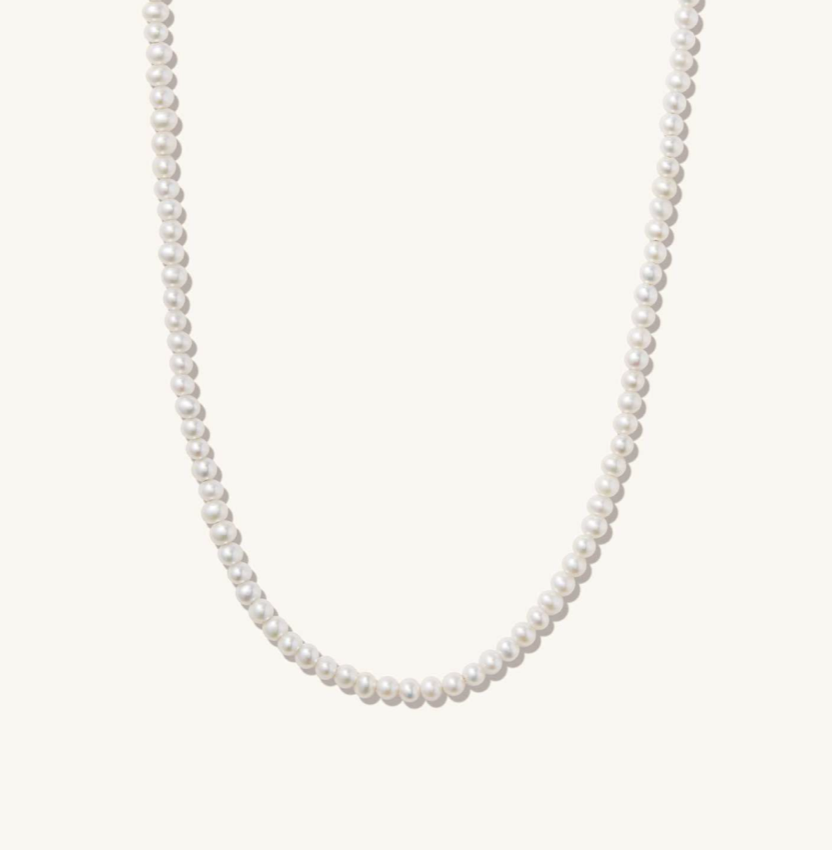 Mejuri Essential Pearl Necklace