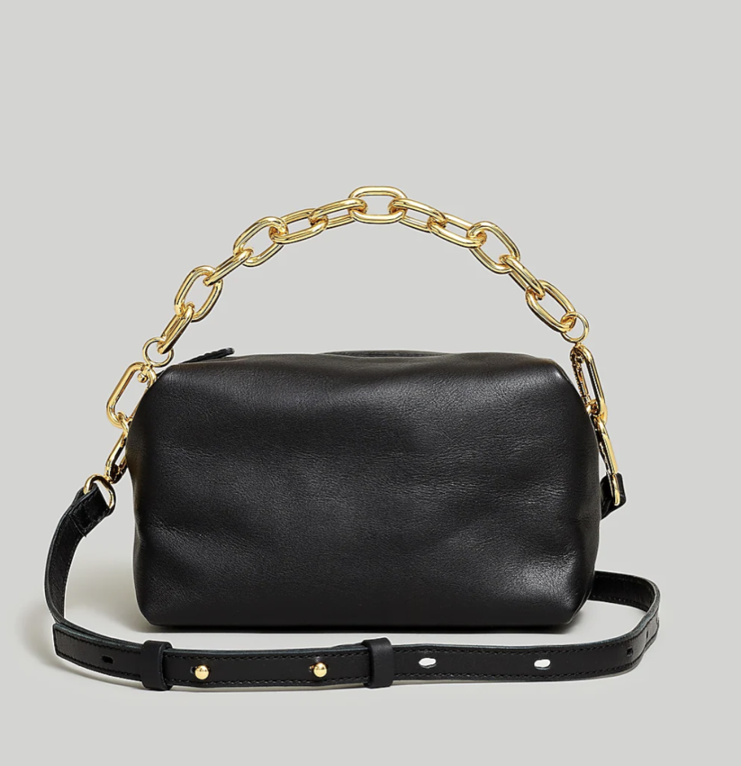 Madewell The Chain-Strap Crossbody Bag in Leather