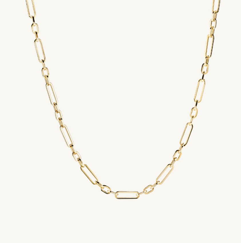 Mejuri Triple Link Paperclip Necklace