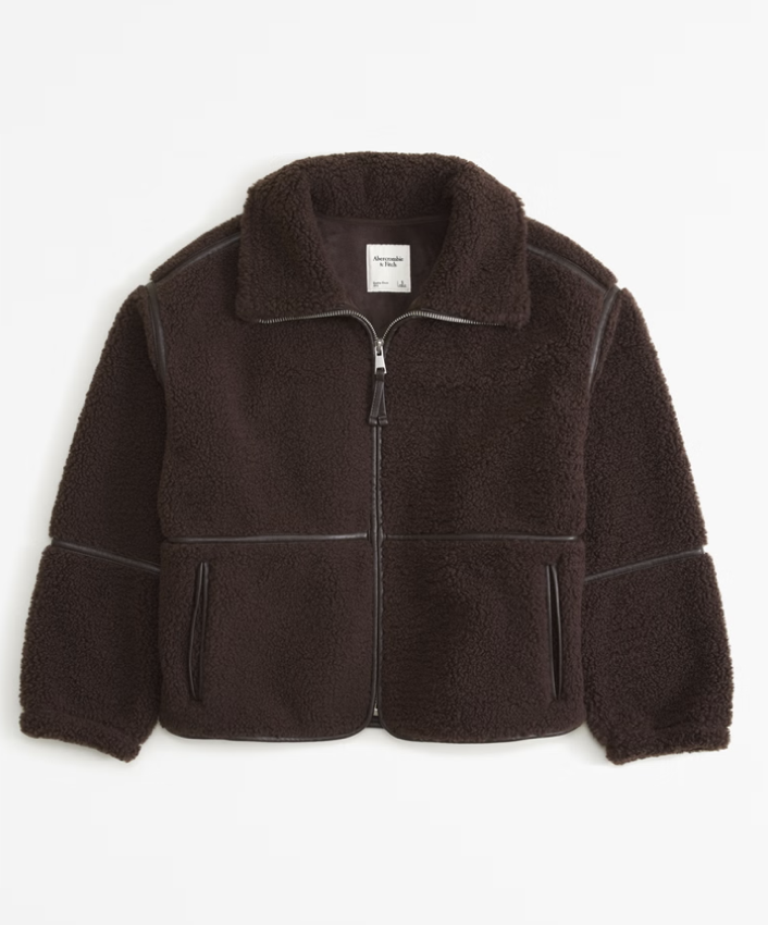Abercrombie Sherpa Mockneck Full-Zip