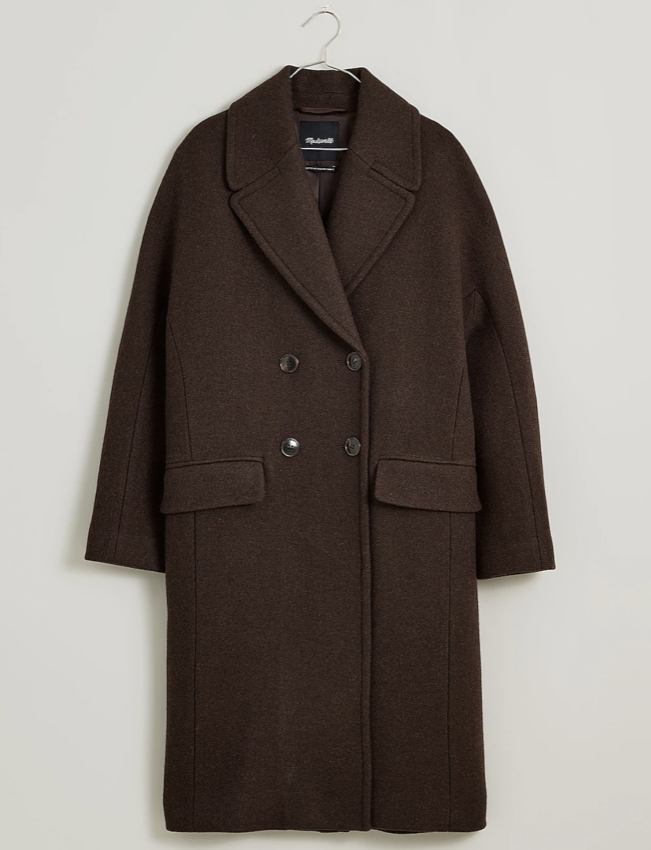 Madewell The Gianna Coat in Insuluxe Fabric
