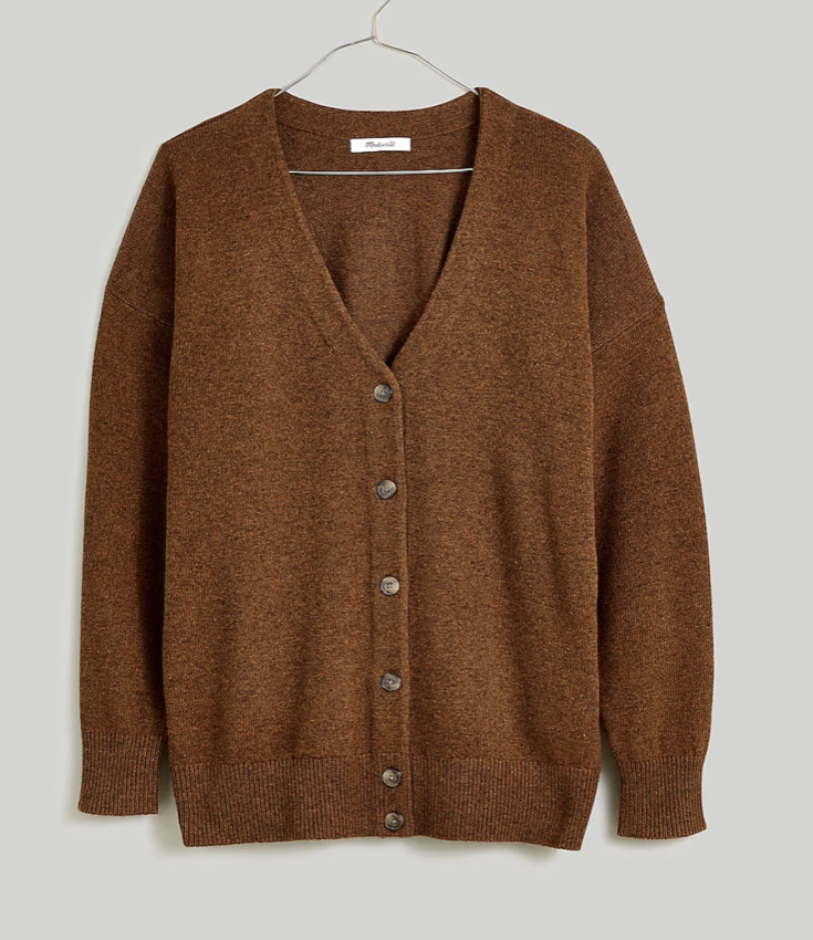 Madewell The V-Neck Relaxed Cardigan