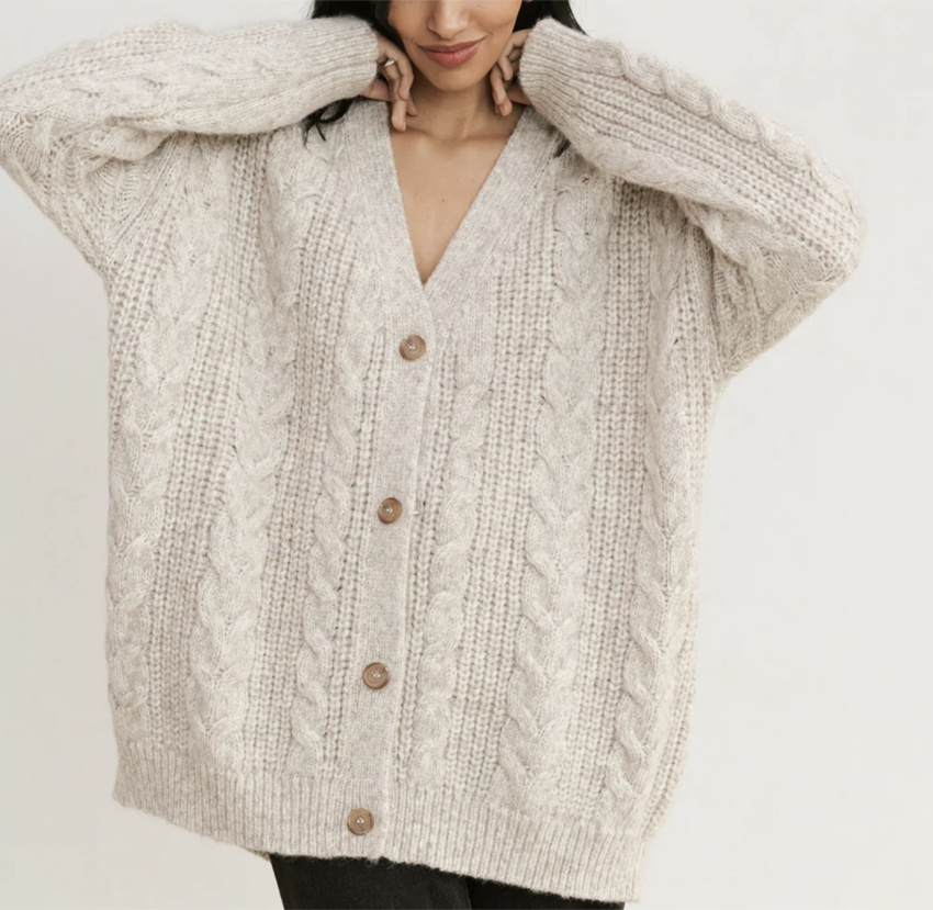 Jenni Kayne Cable Cocoon Cardigan