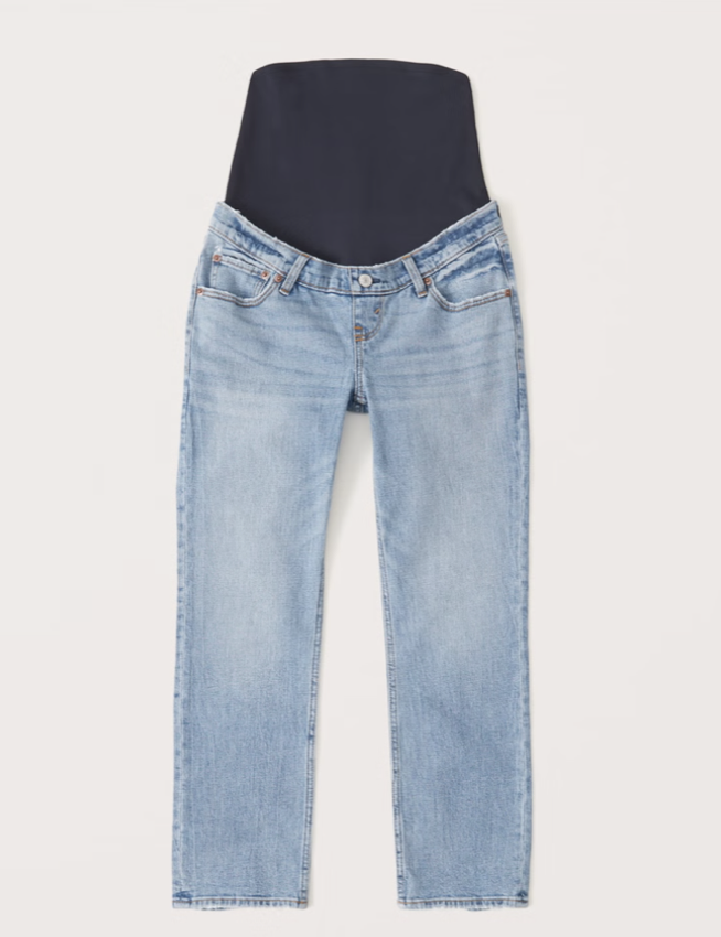 Abercrombie Maternity Ankle Straight Jean