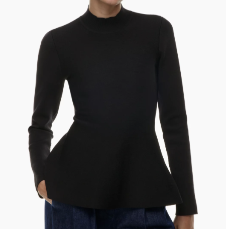 Aritzia Babaton Sculpt Knit Trajectory Turtleneck