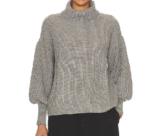 Revolve superdown Frankie Knit Sweater in Grey