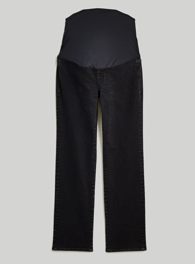Madewell The Maternity Over-The-Belly 90s Straight Jean