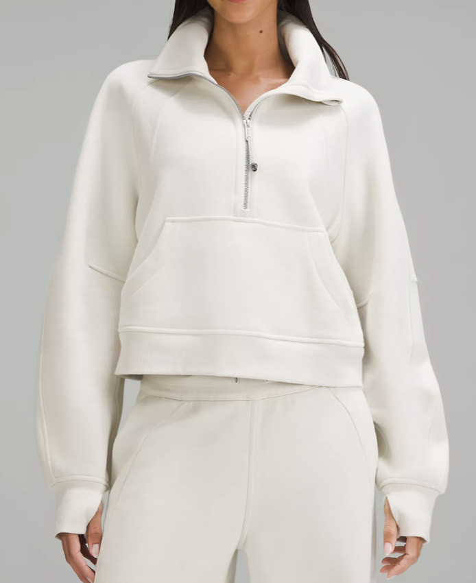 Lululemon Scuba funnel neck zip