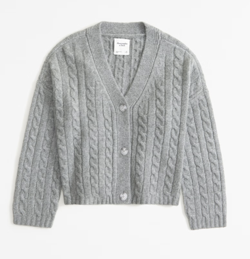Abercrombie cable knit cardigan